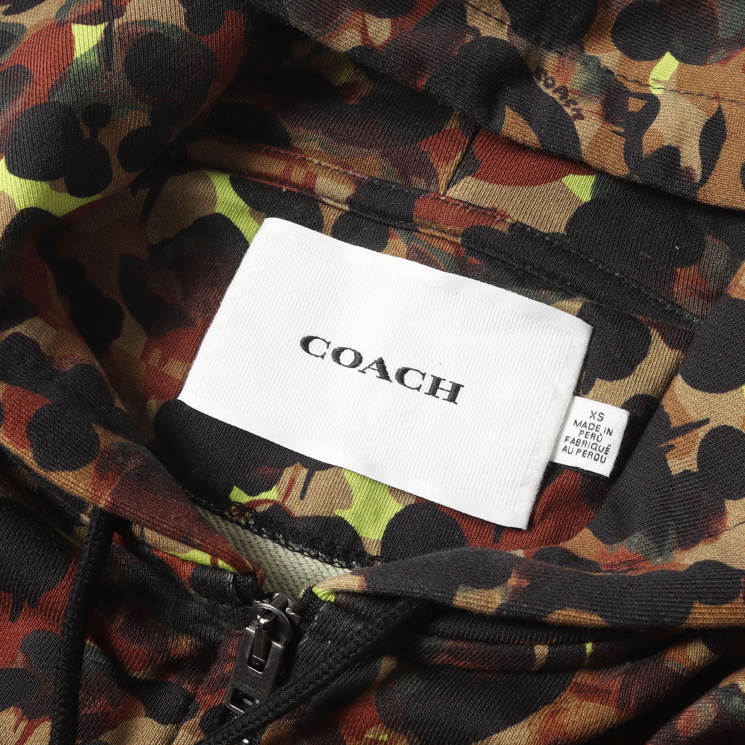 新品同様】COACH コーチ パーカー サイズ:XS | カモフラージュ  