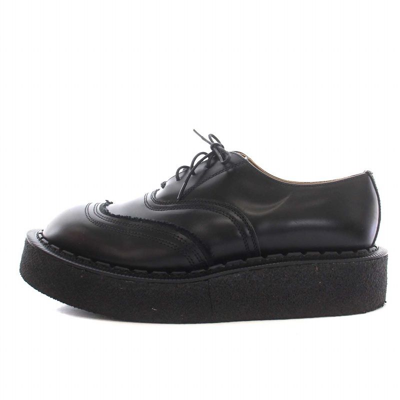 コムデギャルソンオムプリュス ジョージコックスBUCKLE MONK UK6 George Cox Edition Buckle Monk Shoes in Black – SVRN