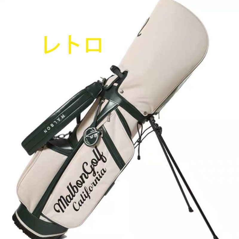 超人気 malbon golf マルボンゴルフ キャディバッグ ス ゴルフ バッグ グリーン - メルカリ