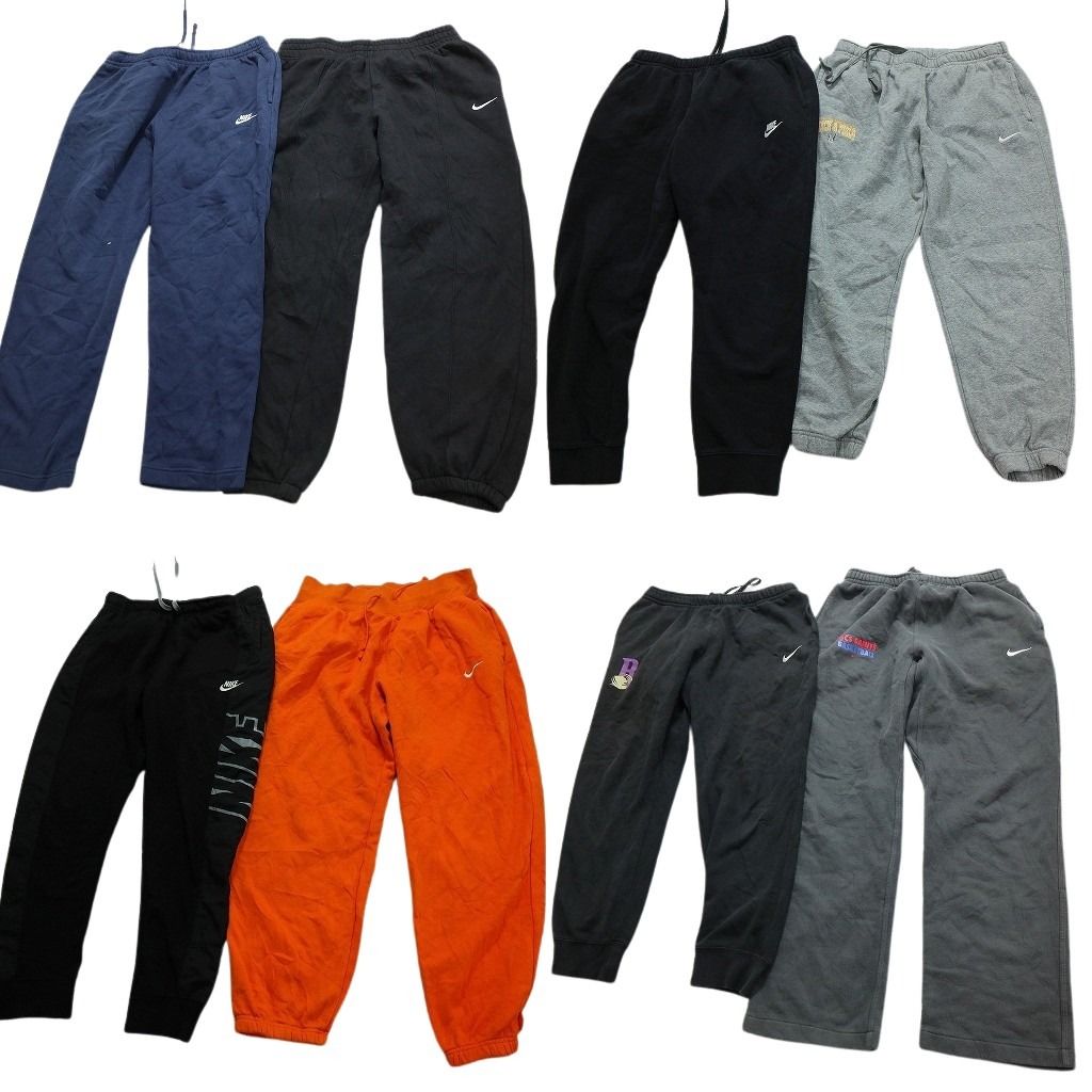 古着卸 まとめ売り ナイキ NIKE スウェット パンツ 8枚セット メンズ Ｌ |XL トレーニングパンツ ジョガーパンツ 古着 NC0839