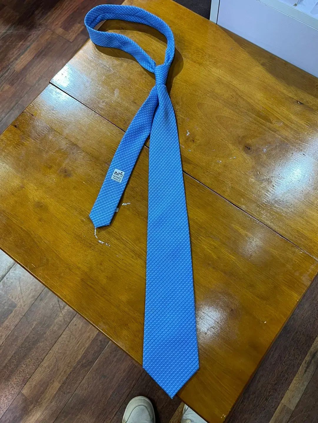 【雷市場（ポンジャン）商品韓国直送】 HERMES（エルメス) H パターン ネクタイ