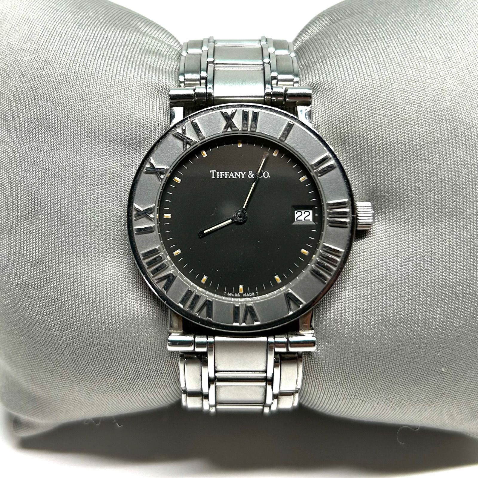 TIFFANY&Co ティファニー アトラス 腕時計 ボーイズ ティファニーアトラス 33mm ボーイズ 腕時計 TIFFANY&Co. 中古