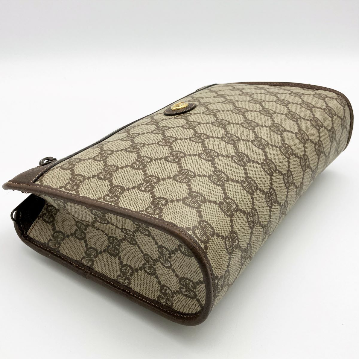 【美品】グッチ　ポーチ　セカンドバッグ　GGスプリーム　PVC レザー　ブラウン 楽天市場】【バッグ】GUCCI グッチ GGスプリーム ドキュメント
