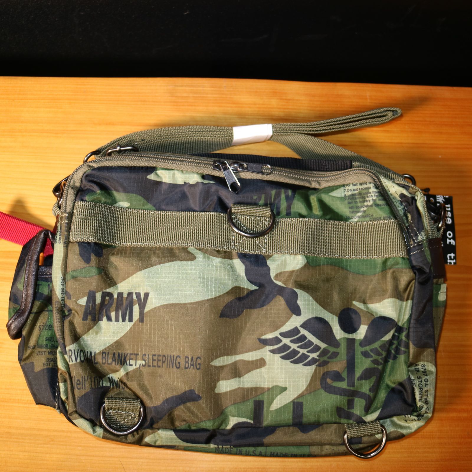 スタイルブロック STYLEBLOCK 『SURPLUS』ミリタリー多機能ミニショルダーバッグ （カモフラ）