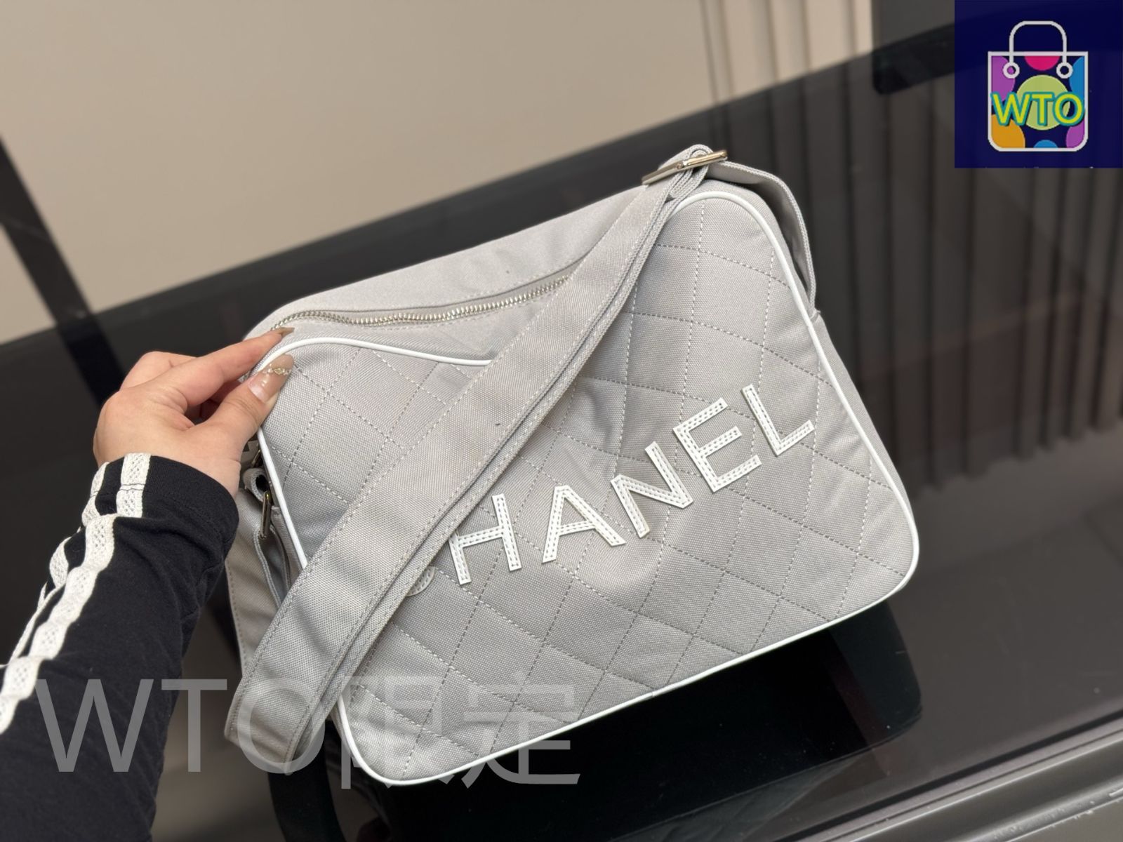 今日特価】Chanel シャネル デニムボウリングバッグ ボックス