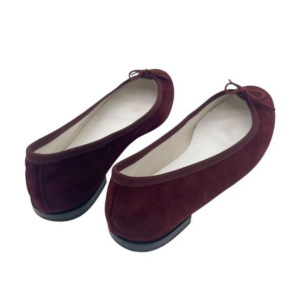 レペット Repetto パンプス リボン ワインレッド 38 24cm レディース S5V589
