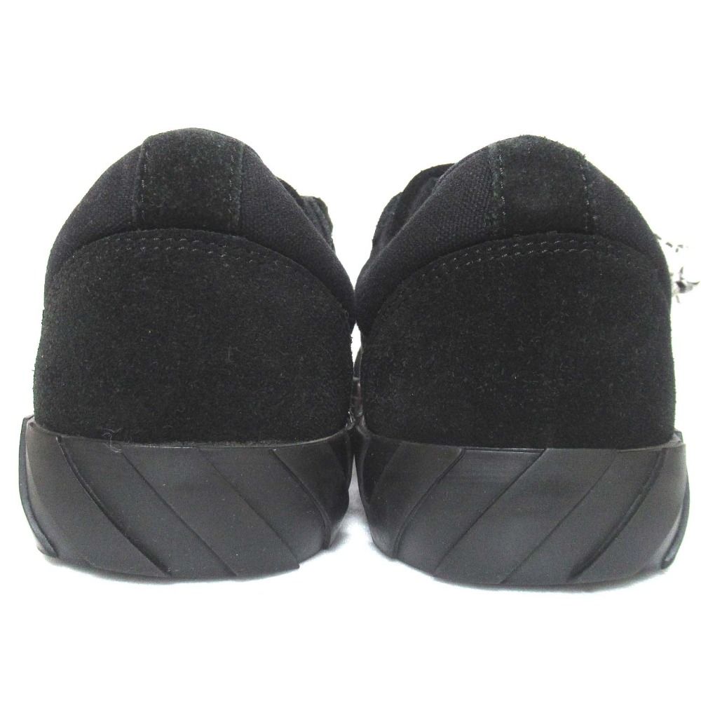 美品 Off-White オフホワイト スエード キャンバス ローカット  