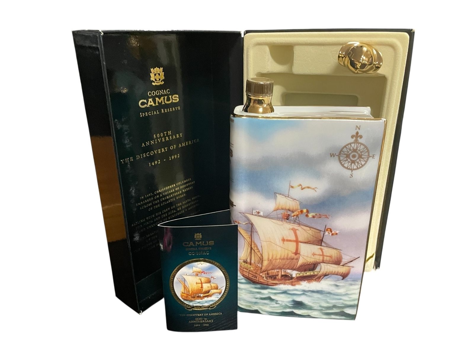 コロンブス ブック型コニャックとサンタマリア号 【公式通販】