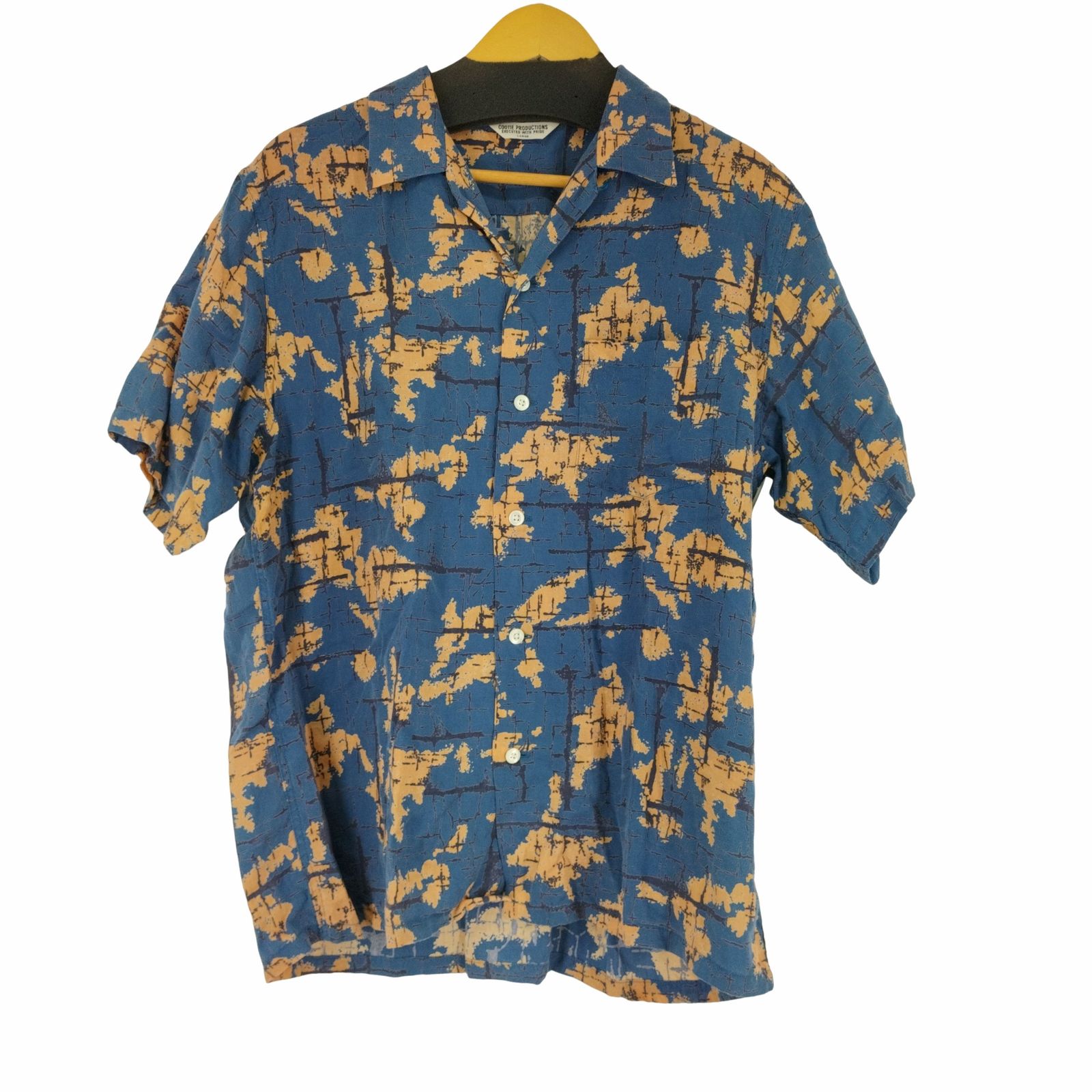クーディプロダクション cootie productions レーヨン総柄 S/S 