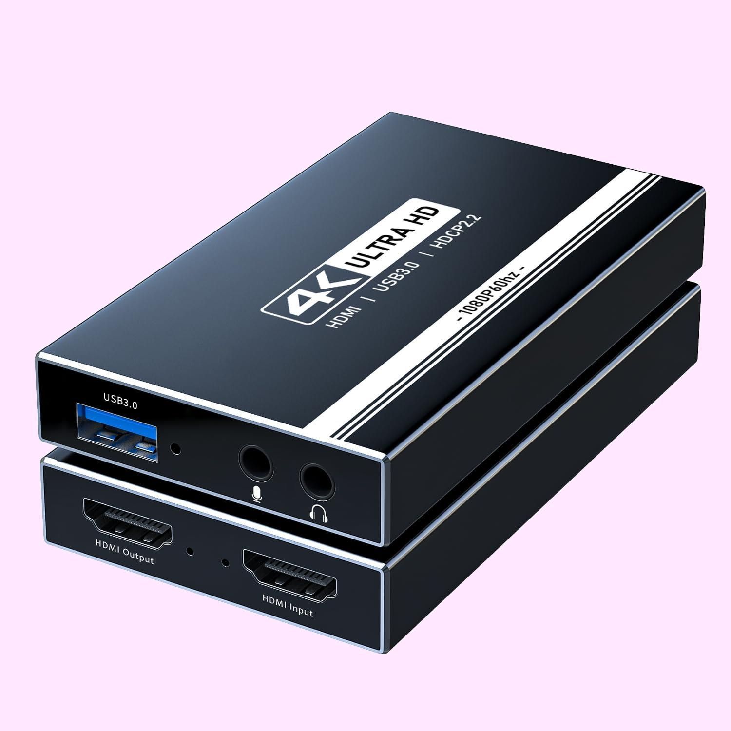 TreasLin USB3.0 HDMI ビデオキャプチャーボード Switch PS5 PS4