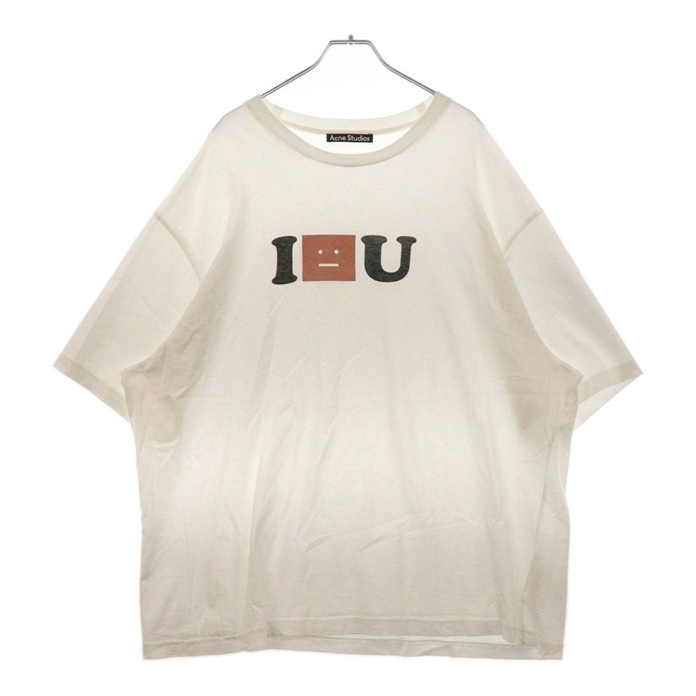 Acne Studios(Acne) / フェイス半袖Tシャツ/XS/コットン/BEG/プリント/FA-UX-TSHI000250/24SS Acne Studios(Acne)◇フェイス半袖Tシャツ/XS/コットン/BEG/プリント