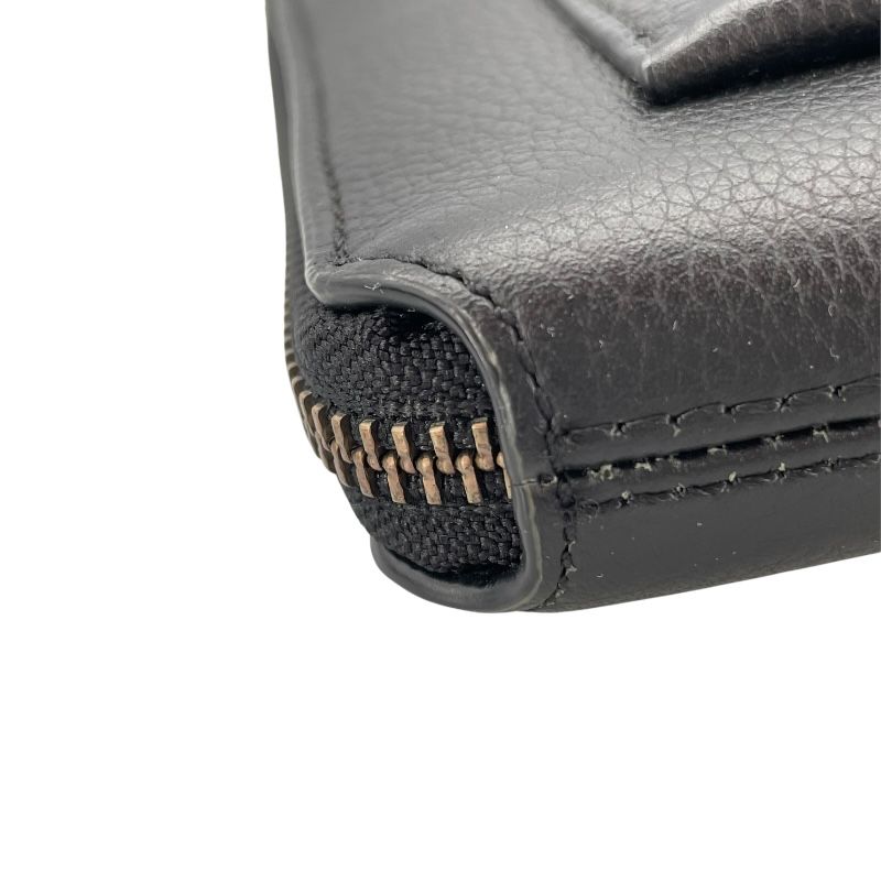 コーチ COACH ロゴクラッチバッグ 64264 ブラック レザー メンズ