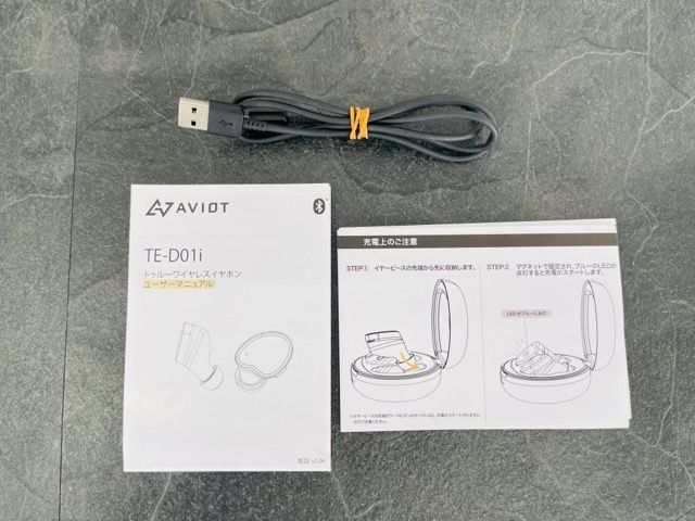 AVIOT アビオット TE-D01i トゥルー ワイヤレス イヤホン 中古