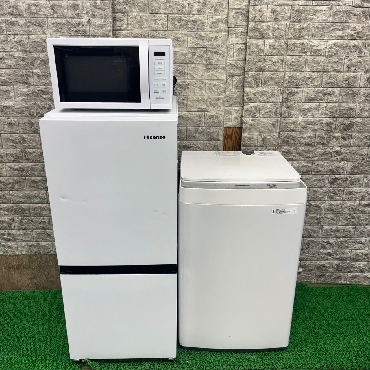 666 ホワイト 冷蔵庫 洗濯機 電子レンジ セット 小型 一人暮らし ホワイト おしゃれ