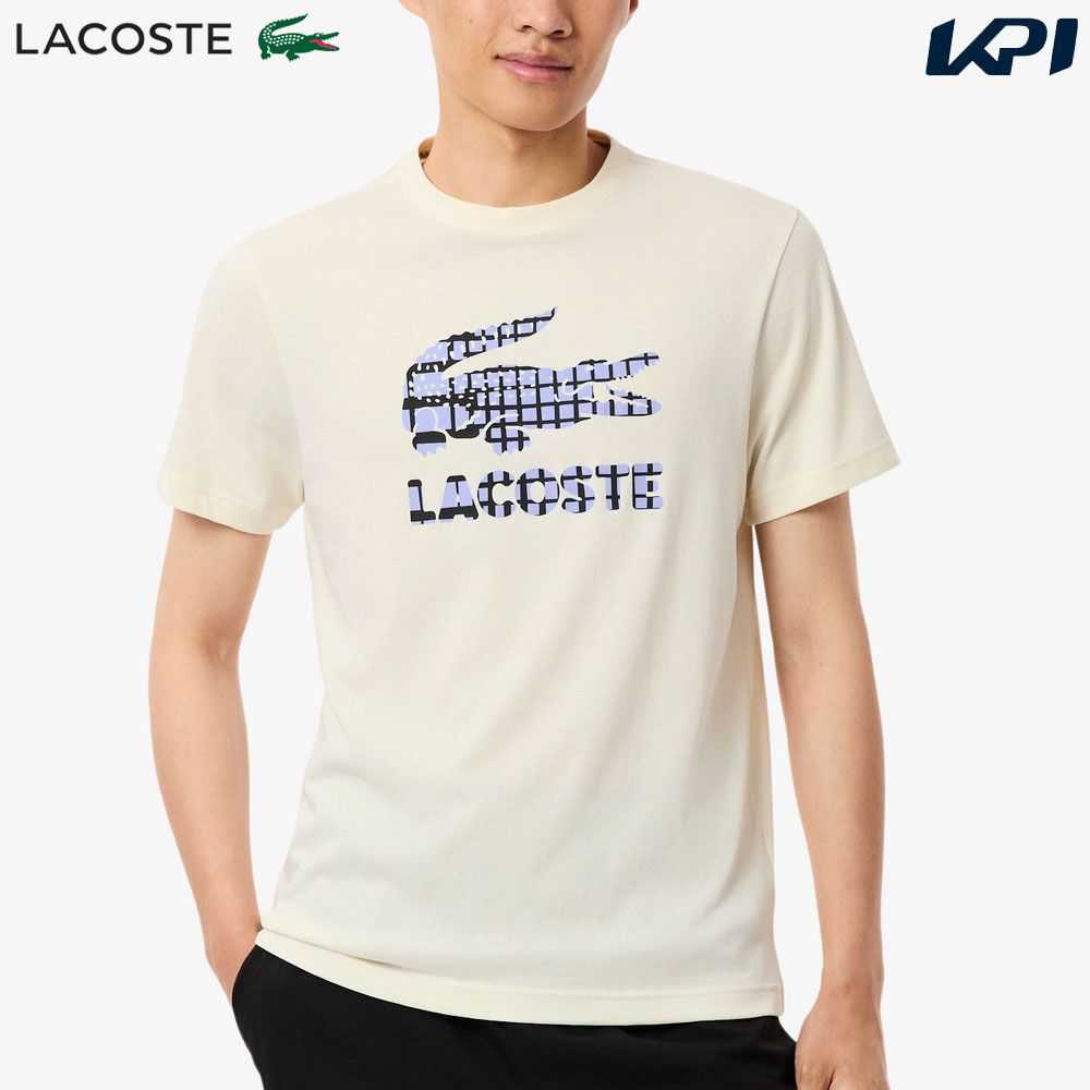ラコステ LACOSTE テニスウェア メンズ   『ダニール・メドベージェフ』ラケットレイヤードグラフィックプリントTシャツ TH4769-99-XFJ 2025FW『即日出荷』 ラコステ LACOSTE テニスウェア メンズ 『ダニール・メドベージェフ