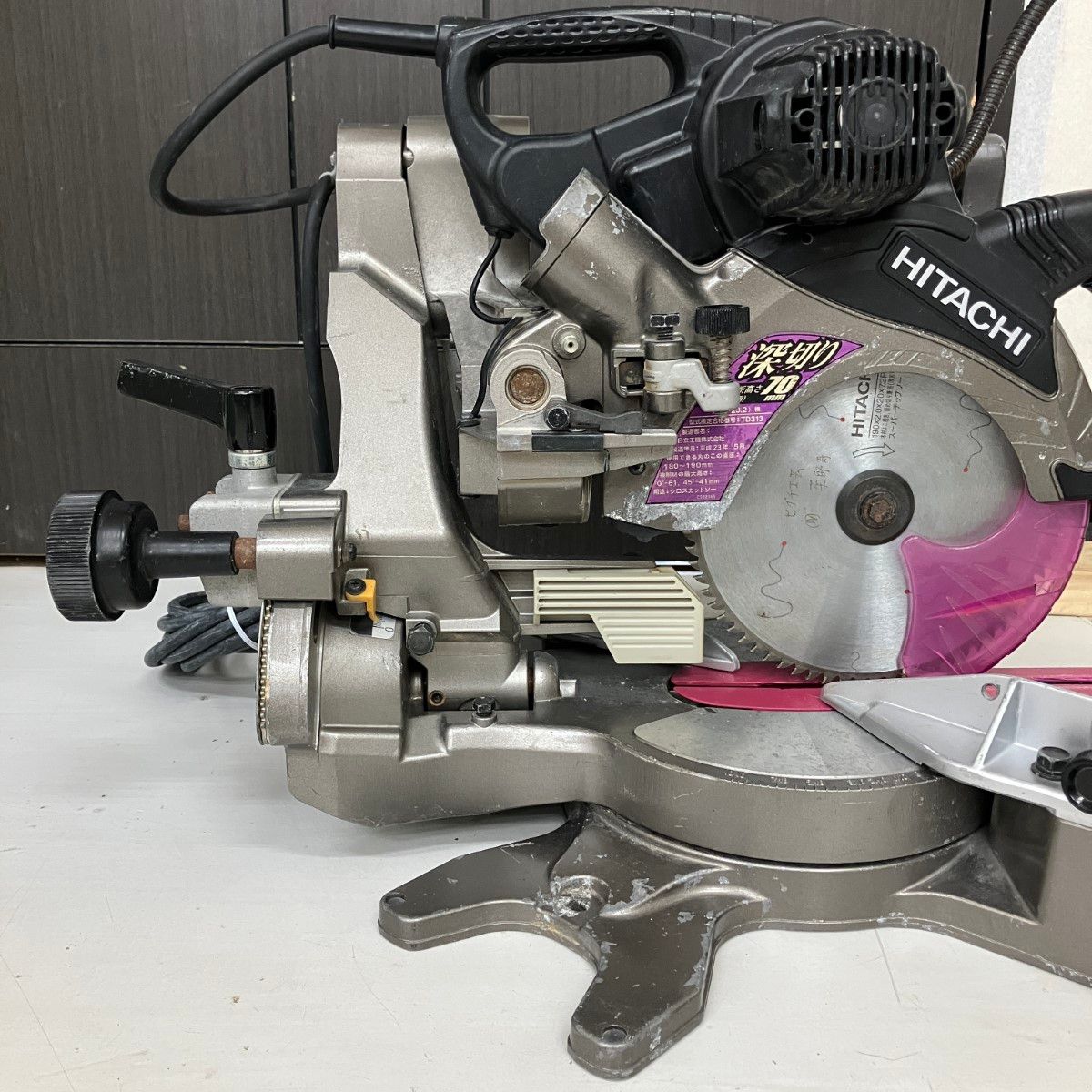 ЗЗHITACHI 日立 100v 190mm スライド丸のこ C7RSHC ブラック ЗЗHITACHI 日立 100v 190mm スライド丸のこ C7RSHC ブラック