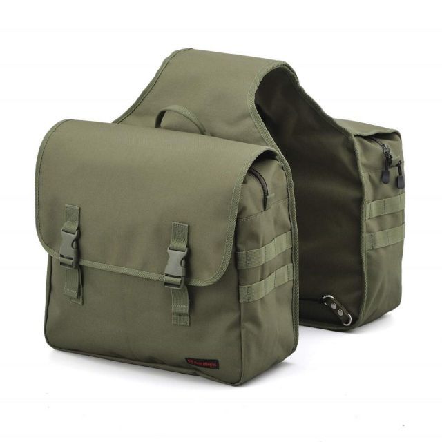 ヘンリービギンズ Henly Begins デイトナ バイク用 サイドバッグ 15L 15L グリーン 振り分け サドルバッグMIL DHS-12 99704