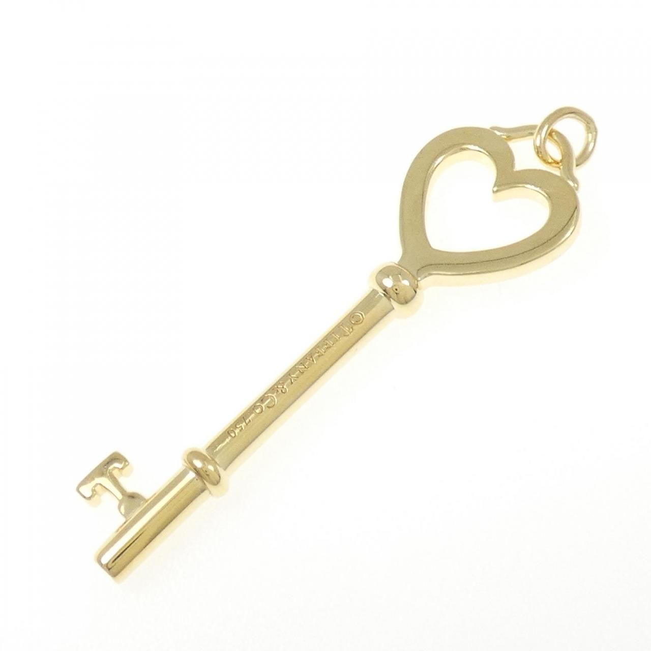 【美品・箱・保管袋付き】ティファニー／フィリグリーハートキー ペンダント トップ 美品・箱・保管袋付き】ティファニー／フィリグリーハートキー