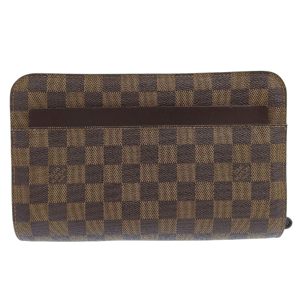 ルイ・ヴィトン ダミエ クラッチバッグ LOUIS VUITTON - 美品 ルイ ヴィトン ダミエ サンルイ セカンド