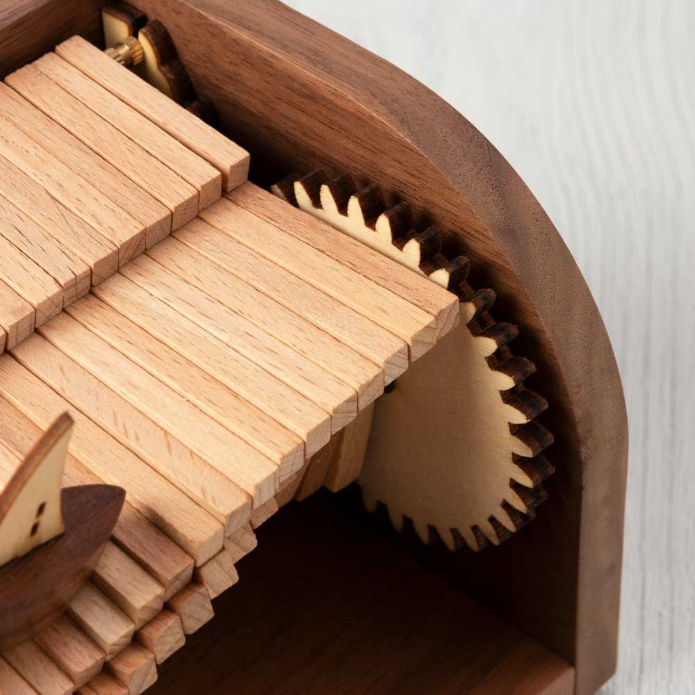 波のからくり 手回しオルゴール