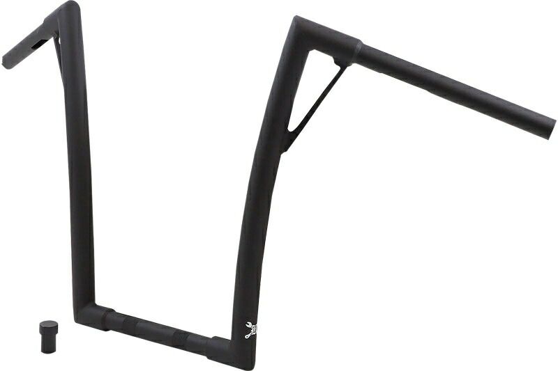 1-1|4インチ LOUIE ハンドルバー マットブラック|16インチ