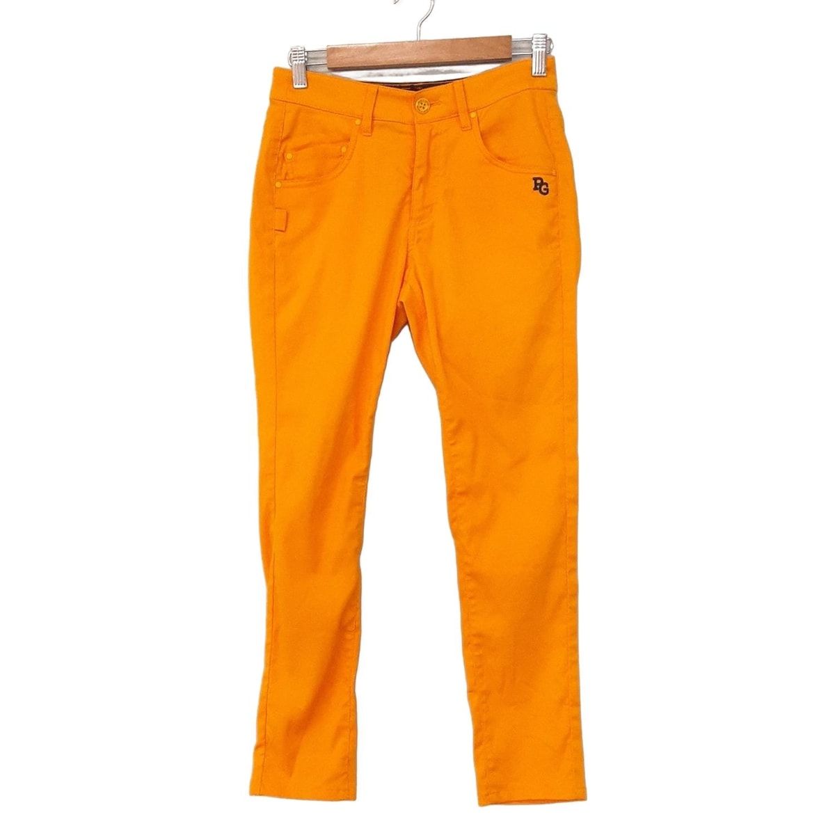 PEARLY GATES パーリーゲイツ パンツ サイズ0 XS レディース - ダークイエロー フルレングス