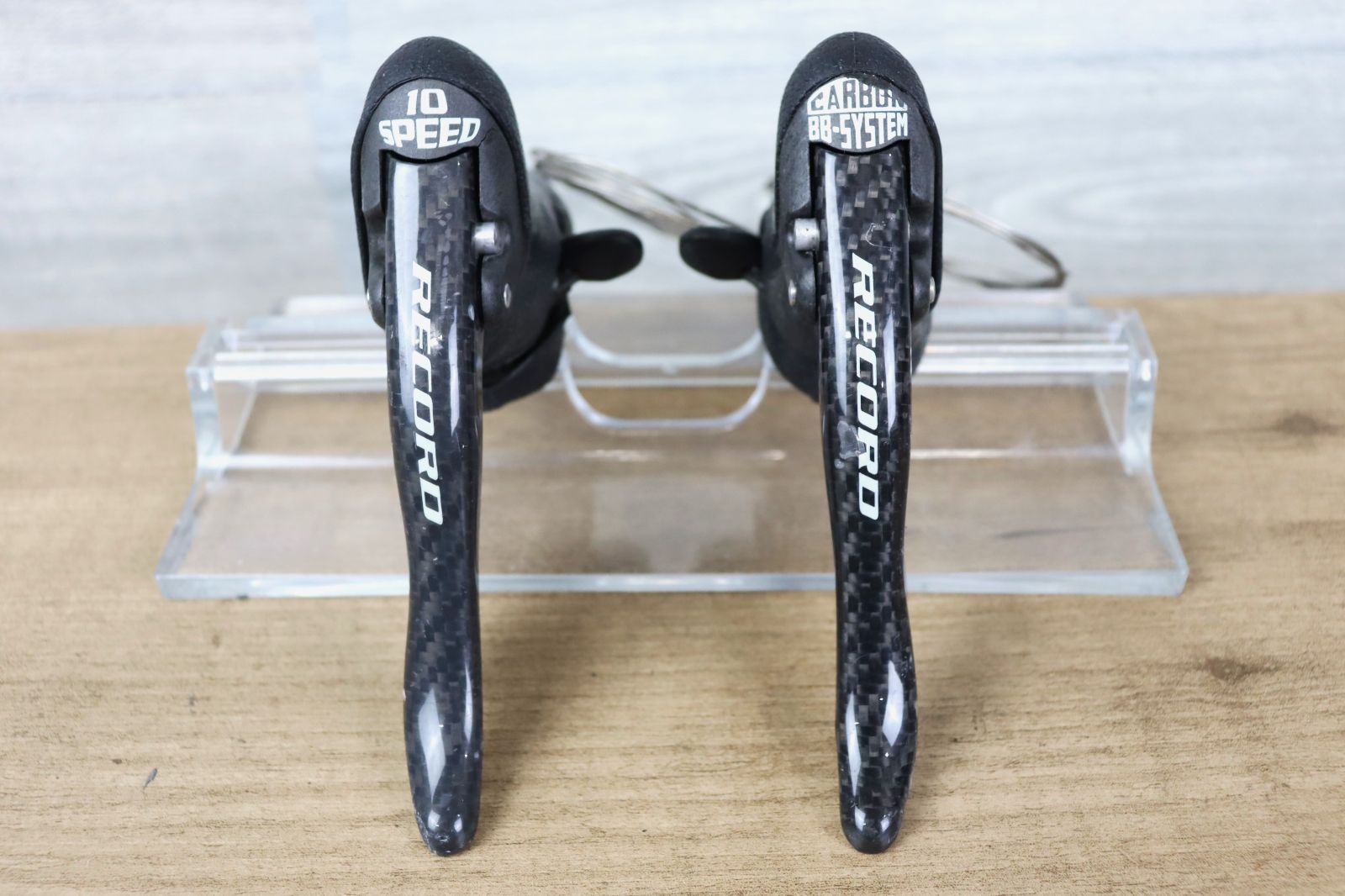 S49 CAMPAGNOLO RECORD カンパニョーロ レコード 2×10速 10S カーボン エルゴパワーレバー シフトレバー cicli17  - メルカリ