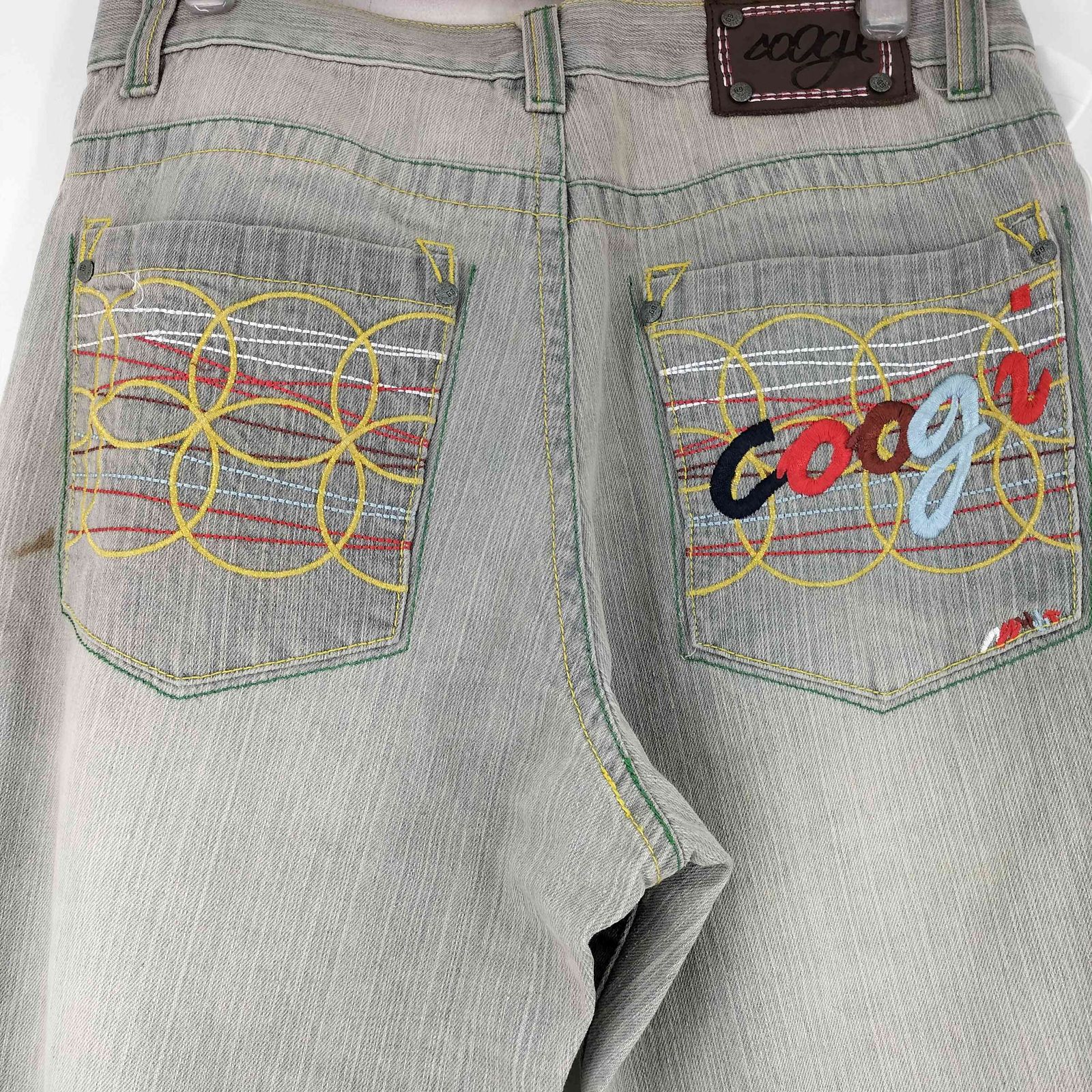 Coogi 刺繍入りデニムパンツ クージー COOGI ポケット刺繍 デニムパンツ メンズ 32×33 - メルカリ