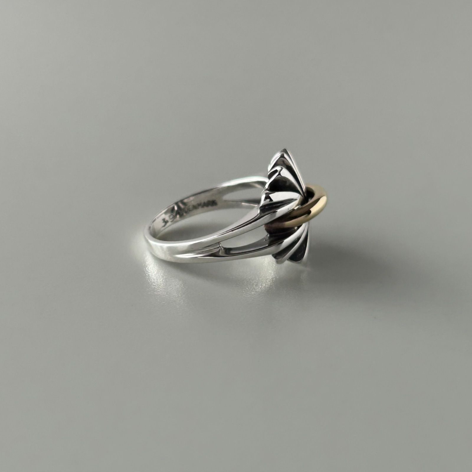 ジョージジェンセン リング 指輪 394 ギャザー BOW 925 コンビ