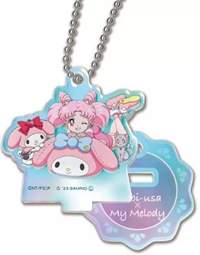 中古】キーホルダー ちびうさ×マイメロディ 「美少女戦士