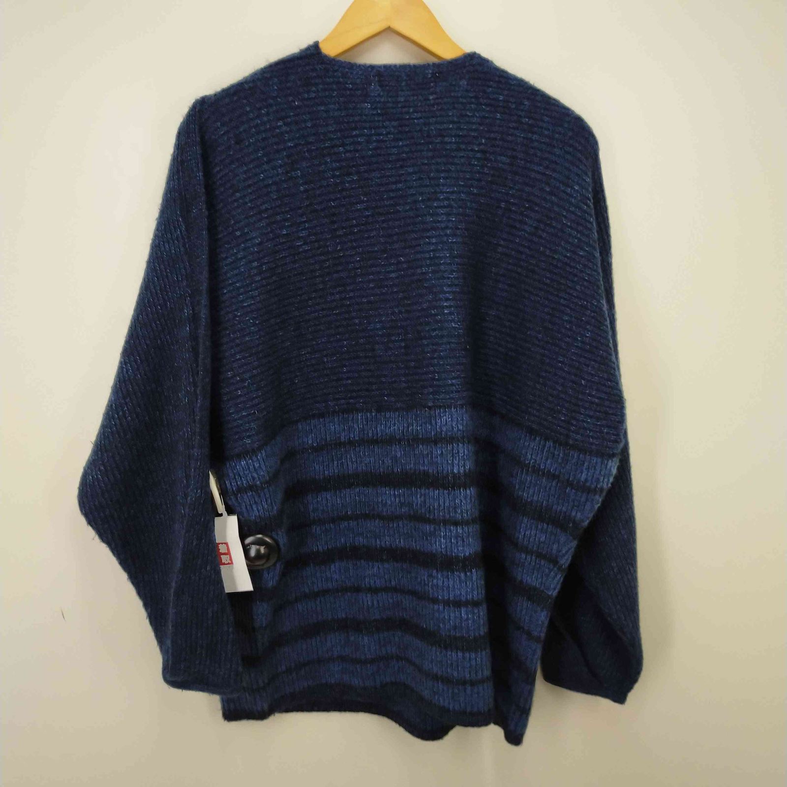 ISSEY MIYAKE ニット 70's ヴィンテージ ウール 長袖 ボーダー ISSEY MIYAKE ニット 70's ヴィンテージ ウール 長袖 ボーダー