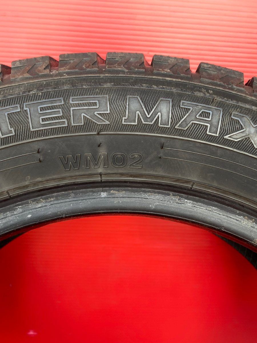 中古スタッドレスタイヤ【205/65R16 DUNLOP WM02 2019年製↑ 7分山