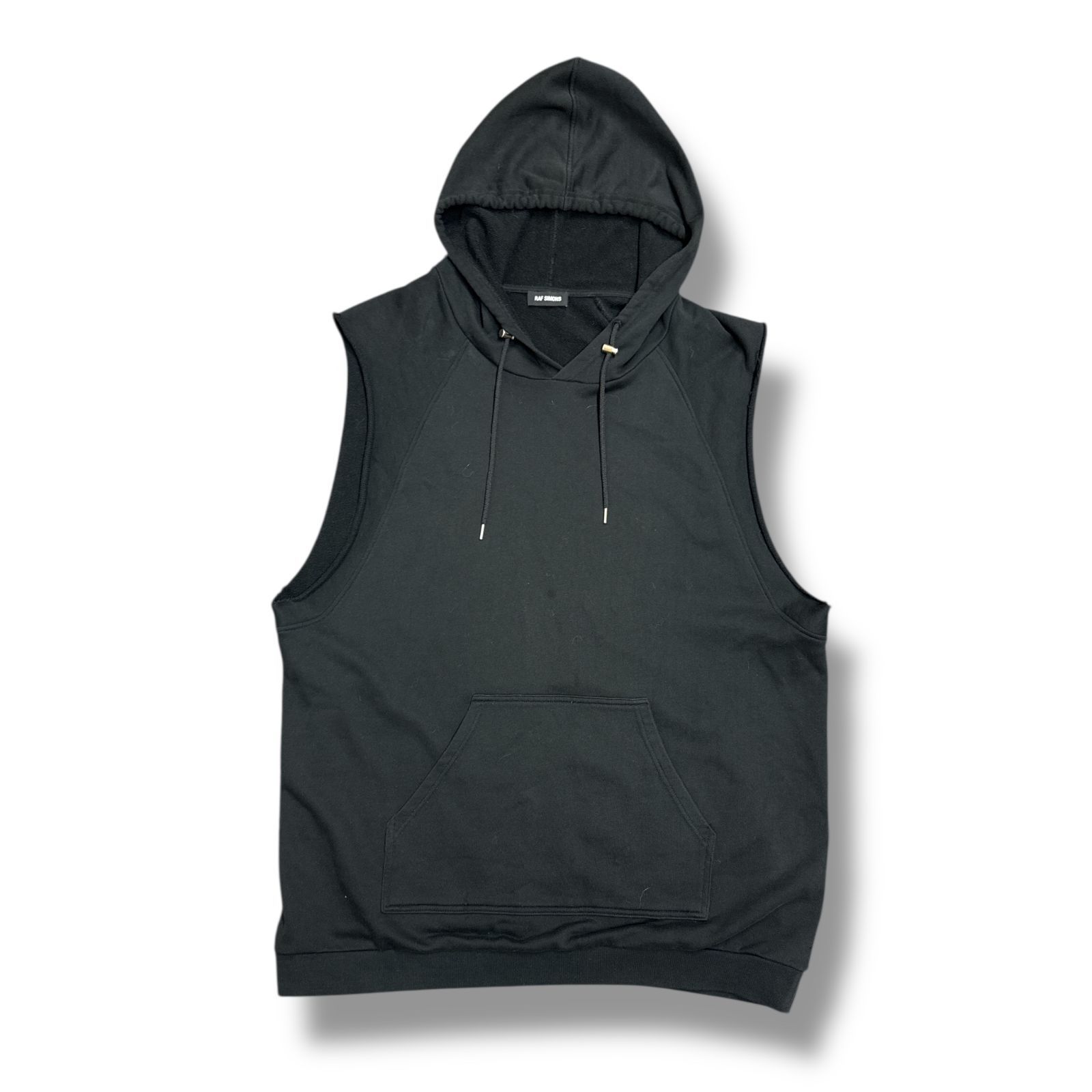 RAF SIMONS 16SS Isolated Heroes Sleeveless Hoodie バック