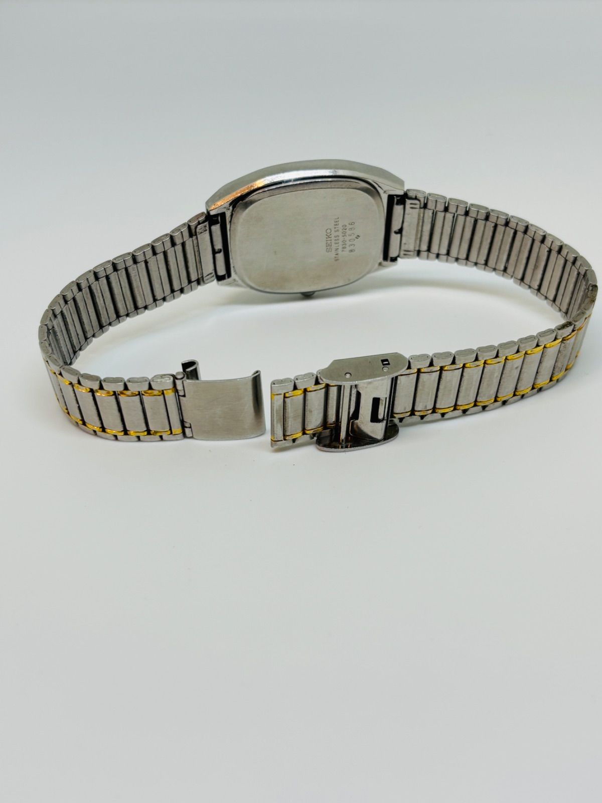 SEIKO セイコー エンブレム 7830-5020 クォーツ メンズ ネイビー Vintage Seiko 7830 5020 Blue Dial Men Quartz Watch Japan