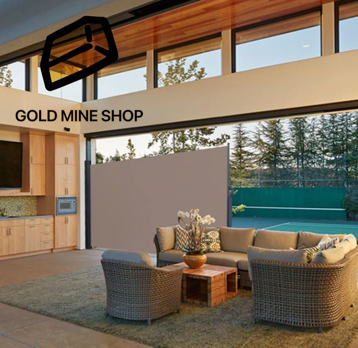 屋外サイドオーニング 格納式アイソレーションオーニング サイドプルシェッド 伸縮式パーティションオーニングスクリーン 商業 家庭用パティオプライバシースクリーンフェンス 160 300cm WWW_NOITHATQUANGTHANH_NET