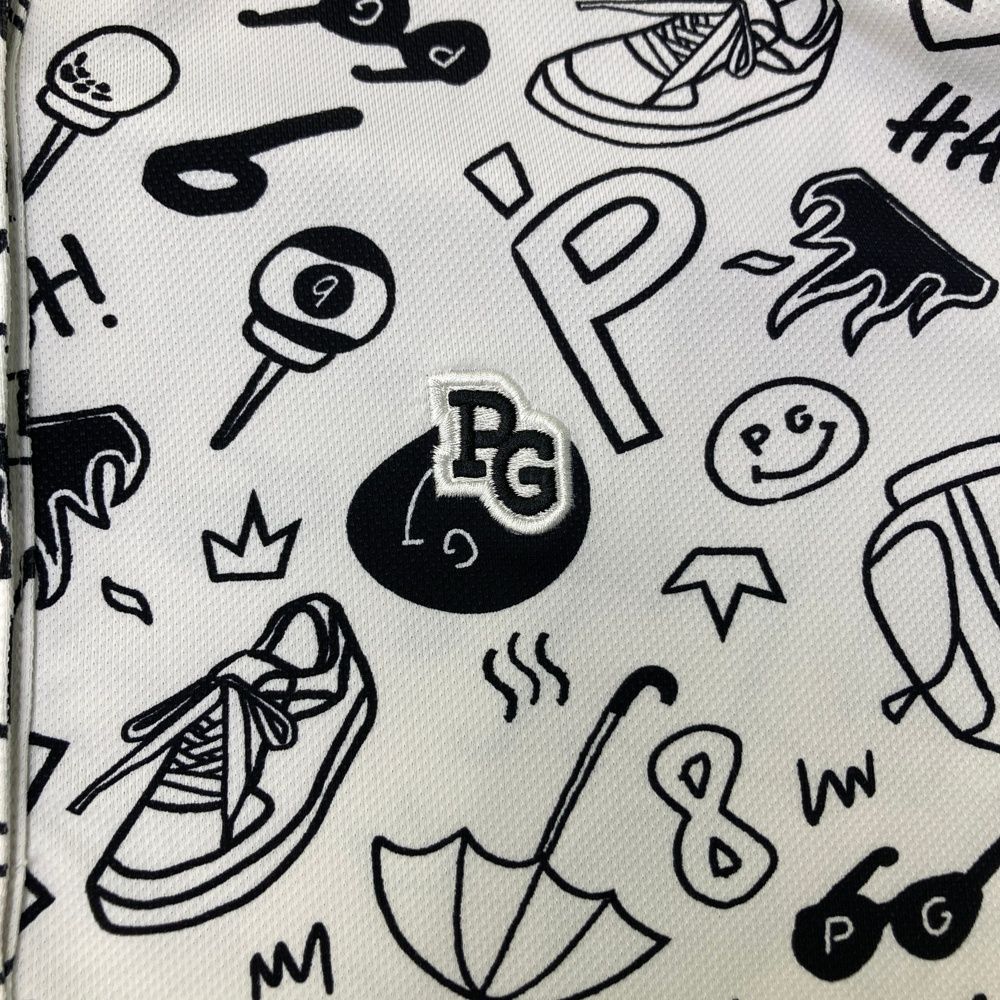 サイズ 1 PEARLY GATES パーリーゲイツ モデル 半袖ポロシャツ 総柄 ホワイト系 240101538254 ゴルフウェア レディース ストスト LLC-HASEGAWATOSO_COM