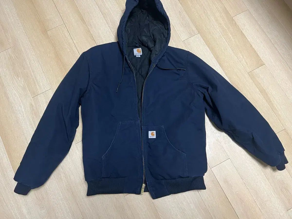 正規品 Carhartt カーハート USA ダックアクティブ j140 ネイビー M