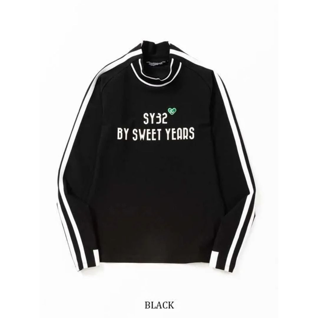 SY32 ゴルフ シャツ モックネック レディースウェア おしゃれ ブランド かわいい SYG-25A8-01 お取り寄せ