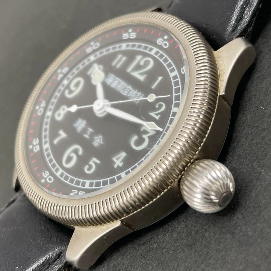 精工舎 海軍航空時計 復刻版 天測時計 自動巻き＆手巻き 木箱