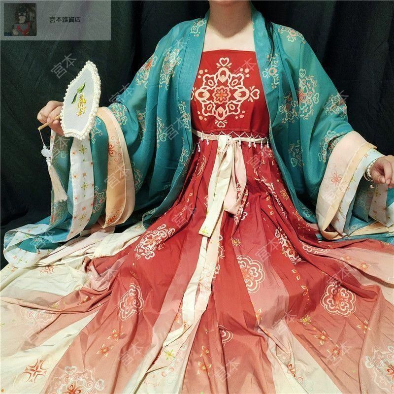 HF-137 豪華刺繍 漢服 かんふく 古風衣装 レトロ風 中華ロリータ