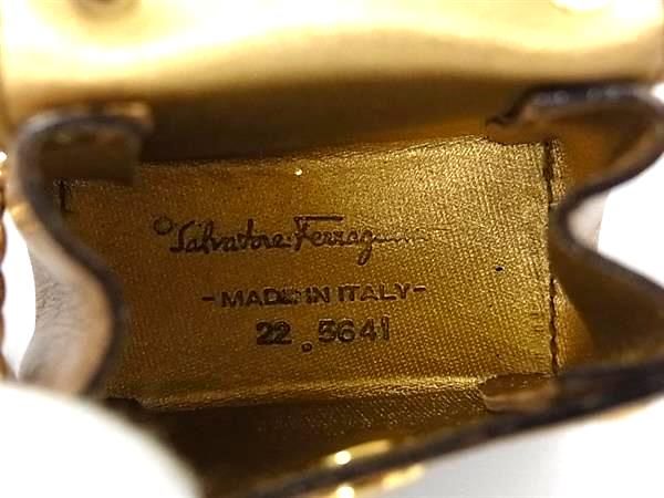 □新品同様□ SalvatoreFerragamo フェラガモ ガンチーニ レザー