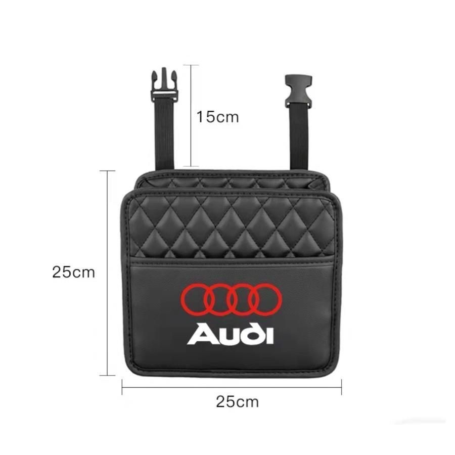 新品！アウディ Audi 収納ポケット シートバックポケット ゴミ箱 小物入 2個セット☆ 全車種対応 Q2 Q3 Q5 Q7 A3 A4 A6 A8  TT RS Q7 Q8 - メルカリ