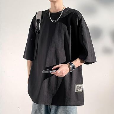 tシャツ メンズ 夏服 半袖 tシャツ メンズ 五分袖 大きいサイズ カジュアルゆったり おしゃれ ビッグシルエット 無地 快適 夏 メンズ Tシャツ 81Mr858
