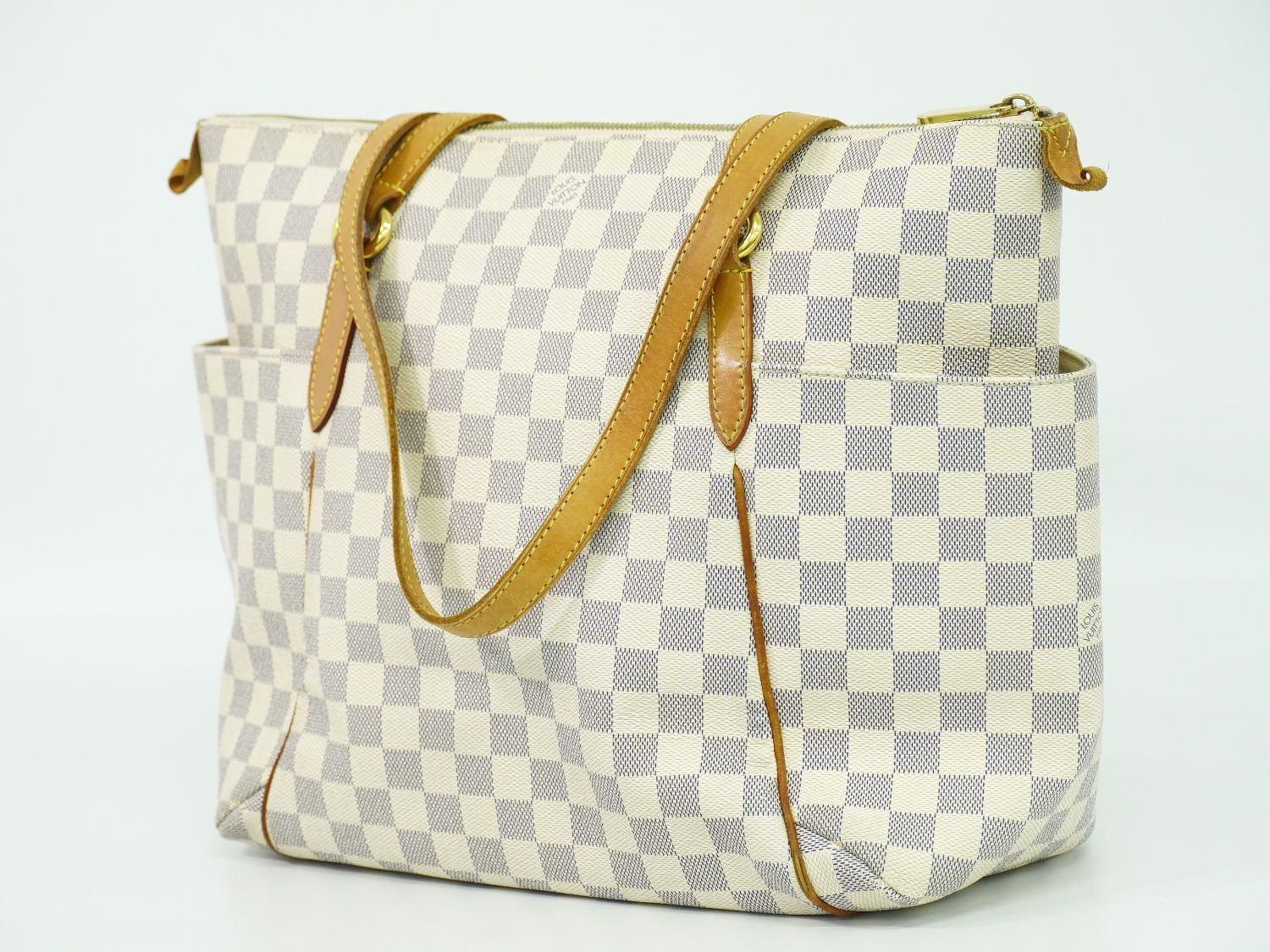 本物 ルイヴィトン LOUIS VUITTON LV 旧型 トータリー MM ダミエ 本物 ルイヴィトン LOUIS VUITTON LV 旧型 トータリー MM ダミエ