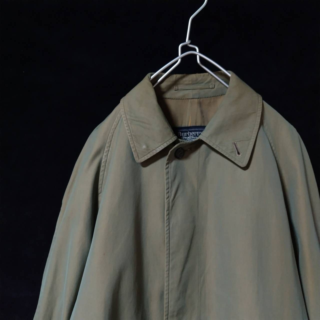 Burberry ステンカラーコート 80s〜90s イングランド製 80s～90s Burberry Bal Collar Coat ベージュ 42
