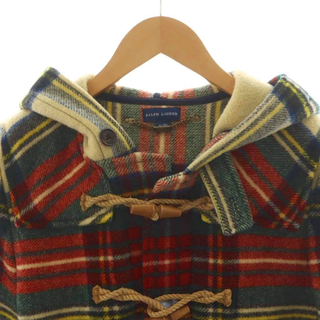 ラルフローレン RALPH LAUREN ダッフルコート ミドル丈 チェック