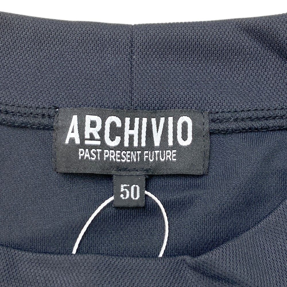 サイズ：50 ARCHIVIO アルチビオ A169318 半袖ハイネックTシャツ