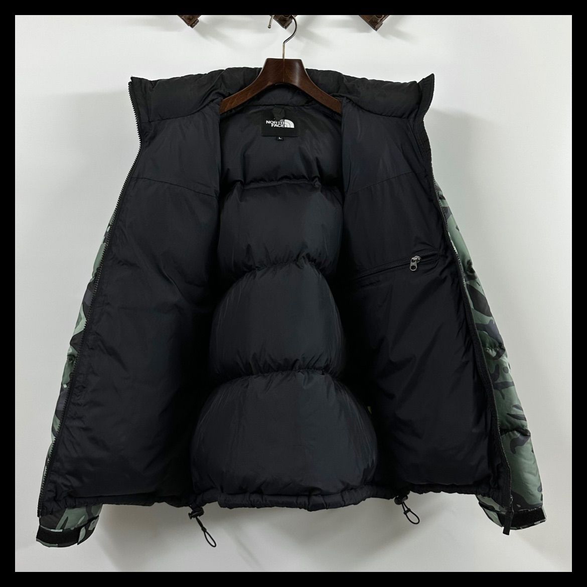 THE NORTH FACE ノースフェイス ヌプシ ダウンジャケット 青迷彩