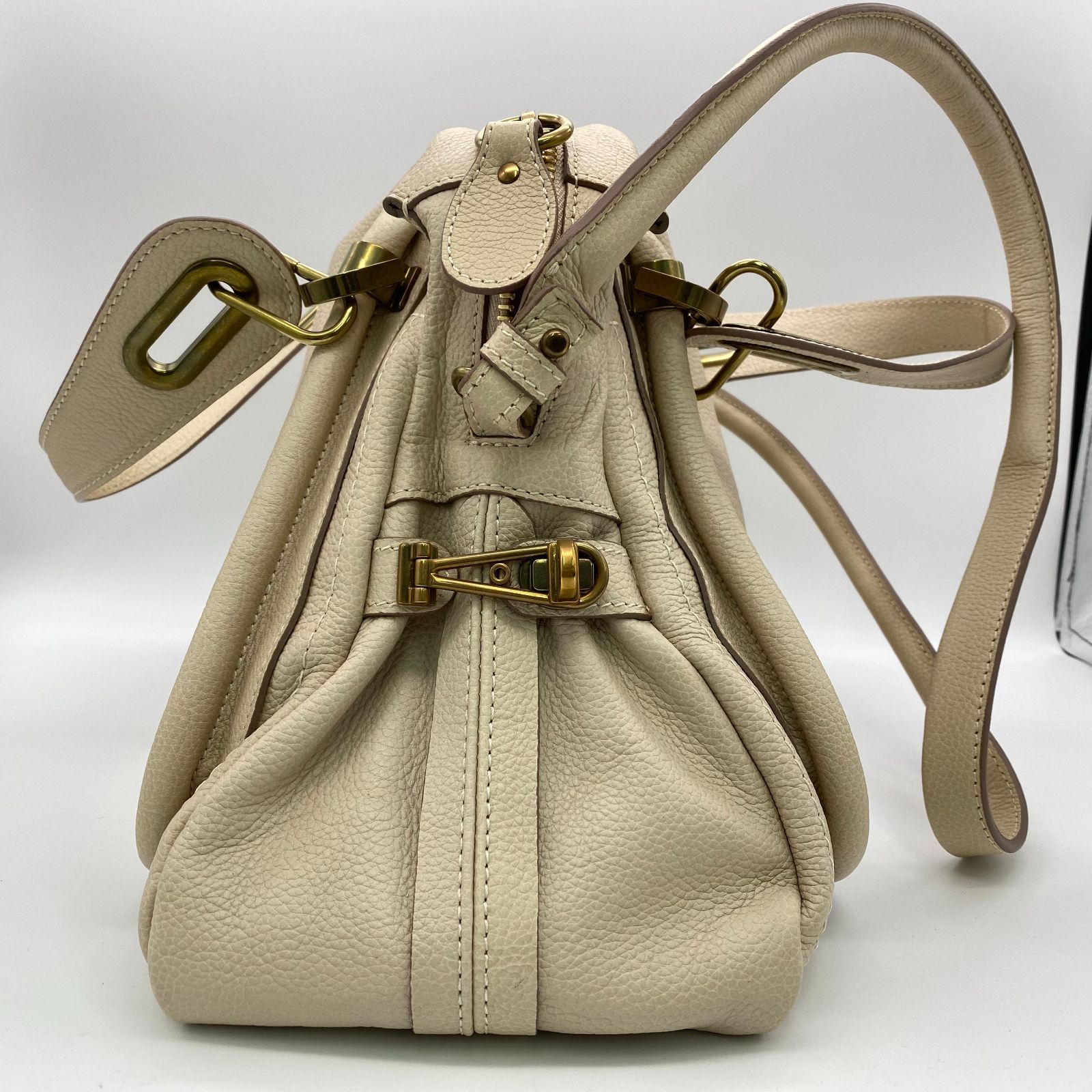 ✨新中古✨ Chloe クロエ パラティ 01-13-50-65 2way レザー 