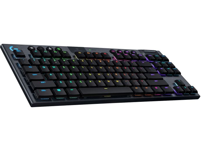 Logitech G913 TKL クリッキー/タクタイル/リニア ゲーミングキーボード ワイヤレス 薄型 英配列 LIGHTSPEED 無線 Bluetooth 接続対応 一年間保証輸入品